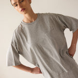 Jamie Haller - The Boxy Tee in Heather Grey