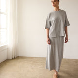 Jamie Haller - The Column Midi in Heather Grey