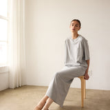 Jamie Haller - The Boxy Tee in Heather Grey