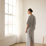 Jamie Haller - The Column Midi in Heather Grey
