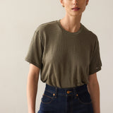 Jamie Haller - The Chameleon Tee Linen in Olive