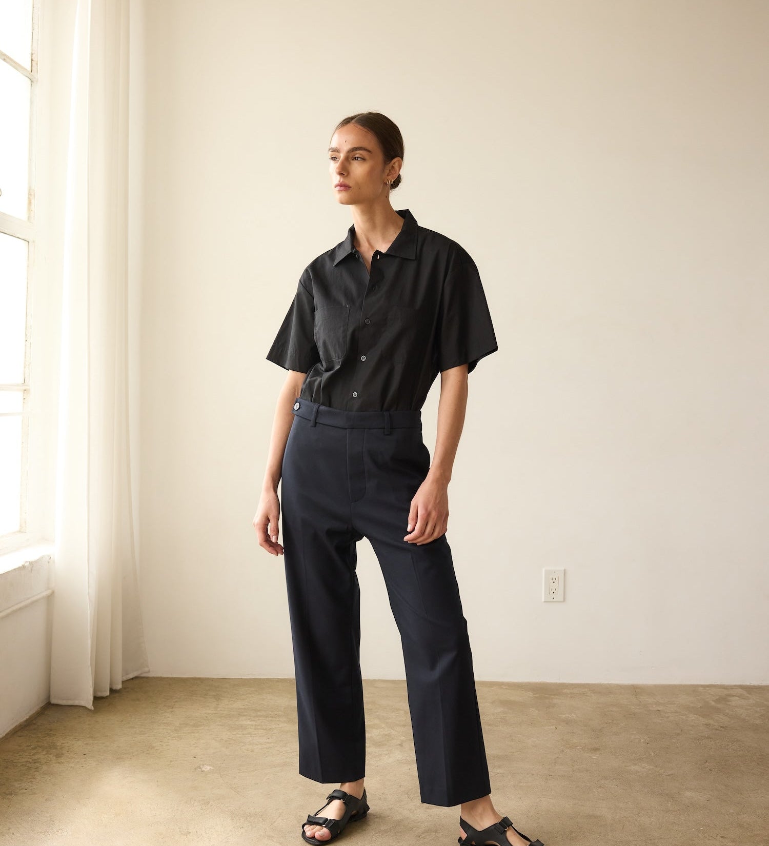 Jamie Haller - The Walking Sandal in Black