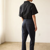 Jamie Haller - The Waist Tape Trouser in Dark Navy