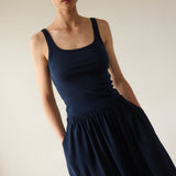 Jamie Haller - The Undershirt Rib Tank in Navy