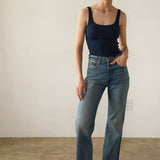 Jamie Haller - The Undershirt Rib Tank in Navy