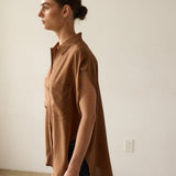 Jamie Haller - The Reiki Sleeveless Shirt in Clay