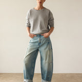 Jamie Haller - The Baggy Painter Crop in Worn Indigo
