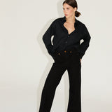 Jamie Haller - The Crease Jean in Black