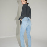 Jamie Haller - The Slim Stovepipe Jean in Spring Indigo