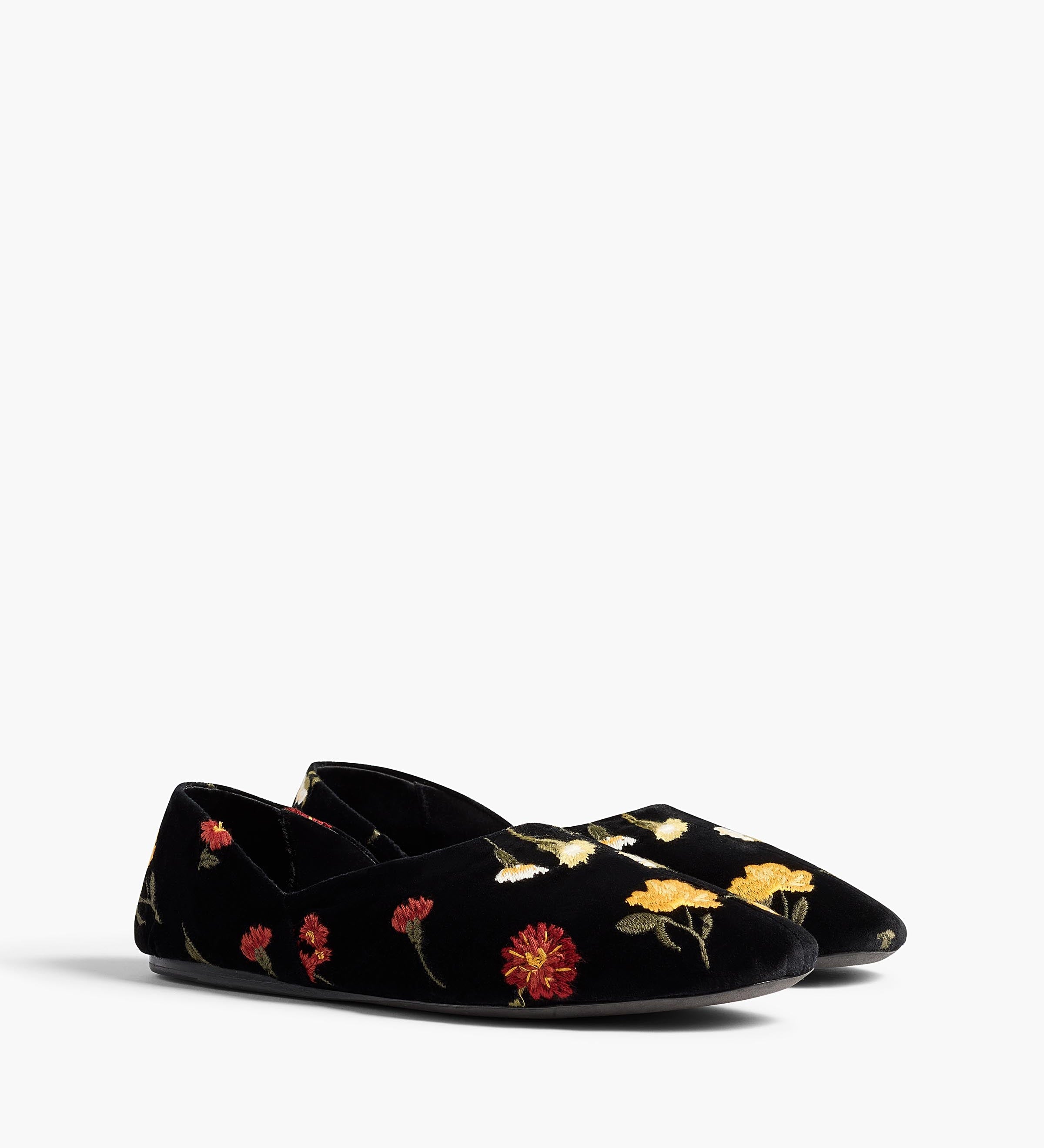 Khaite - Jane Flat in Black Multi