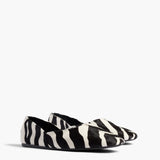 Khaite - Jane Flat in Zebra Print Haircalf