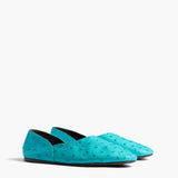 Khaite - Jane Flat in Crystal Blue