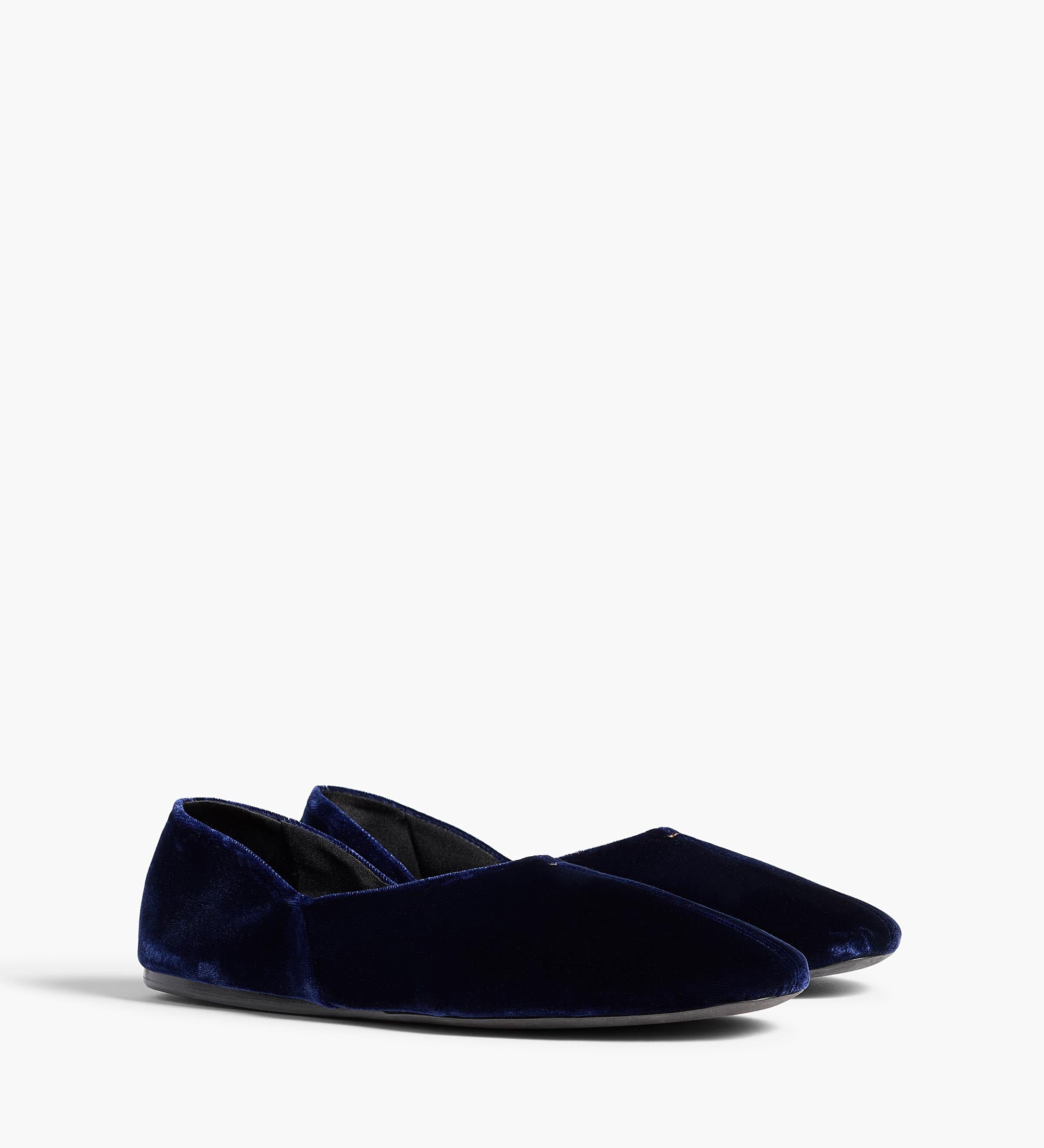 Khaite - Jane Flat in Midnight Velvet