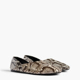 Khaite - Jane Flat in Natural Python