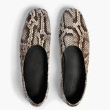 Khaite - Jane Flat in Natural Python