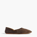 Khaite - Jane Flat in Sable Suede