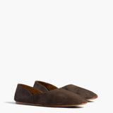 Khaite - Jane Flat in Sable Suede