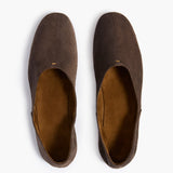 Khaite - Jane Flat in Sable Suede
