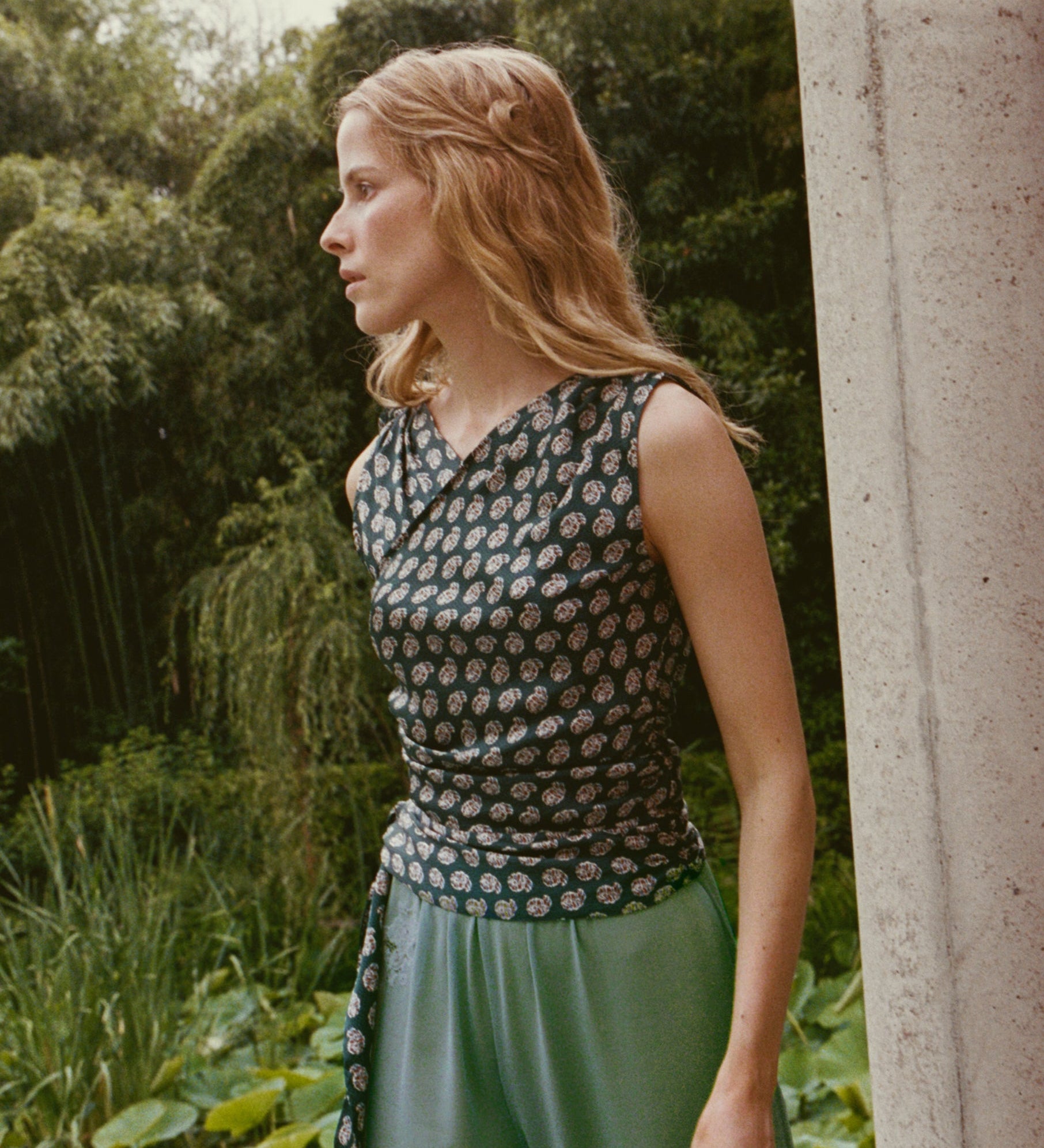 DOEN - JANILLE TOP - - CHAUMONT PAISLEY