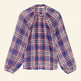 DÔEN - JANIS TOP -- CÔTE D'AZUR PLAID