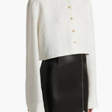 Khaite - Jasen Top in Cream Linen