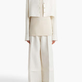 Khaite - Jasen Top in Cream Linen