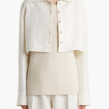 Khaite - Jasen Top in Cream Linen