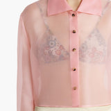 Khaite - Jasen Top in Petal Organza