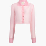 Khaite - Jasen Top in Petal Organza