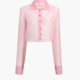 Khaite - Jasen Top in Petal Organza