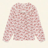 DÔEN - JEAN TOP -- IVORY ROSIER FLORAL