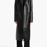 Khaite - Jelson Coat in Black Leather