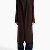 Khaite - Jelson Coat in Dark Brown