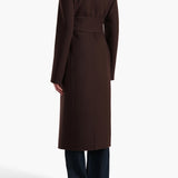 Khaite - Jelson Coat in Dark Brown