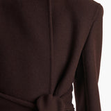 Khaite - Jelson Coat in Dark Brown