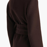 Khaite - Jelson Coat in Dark Brown