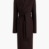 Khaite - Jelson Coat in Dark Brown