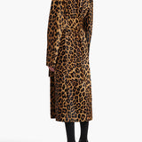 Khaite - Jelson Coat in Leopard Print Haircalf