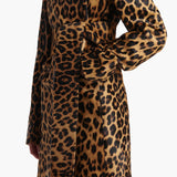Khaite - Jelson Coat in Leopard Print Haircalf