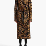 Khaite - Jelson Coat in Leopard Print Haircalf