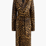 Khaite - Jelson Coat in Leopard Print Haircalf