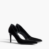 Khaite - Jett D'Orsay Pump in Black Patent Leather