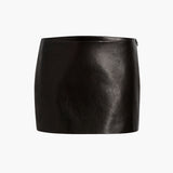 Khaite - Jett Skirt in Black Leather