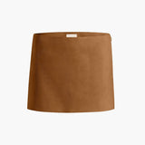Khaite - Jett Skirt in Toffee Suede