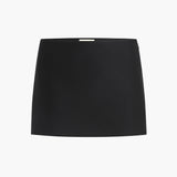 Khaite - Jett Skirt in Black Wool