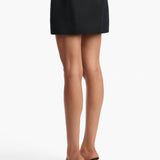 Khaite - Jett Skirt in Dark Navy with Stripe