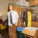 Jamie Haller - The Weekend Shirt in Baby Blue Stripe