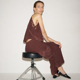 Jamie Haller - The Lounge Pant in Burgundy
