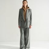 Jamie Haller - The Triple Pleat Trouser in Pepper