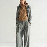 Jamie Haller - The Triple Pleat Trouser in Pepper